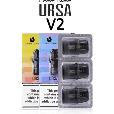 Lost Vape URSA V2 cartridge 0,6 ohm 3 ks