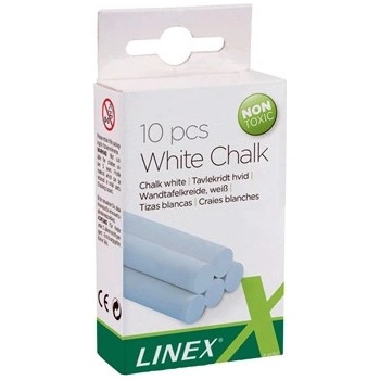 Linex Тебешир за дъска бял CCHW (10) (100412172)