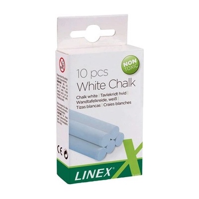 Linex Тебешир за дъска бял CCHW (10) (100412172)