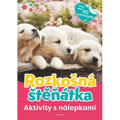 Aktivity s nálepkami rozkošná štěňátka