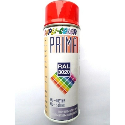 PRIMA Univerzálny korekčný sprej RAL 3020 dopravná červená - lesklá 400 ml