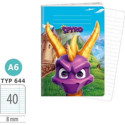 ARGUS Sešit A6 TYP 644 Spyro