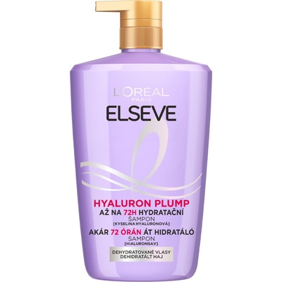 L'Oréal Paris Elseve Hyaluron Plump Moisture Shampoo hydratační šampon s kyselinou hyaluronovou woman 1000 ml