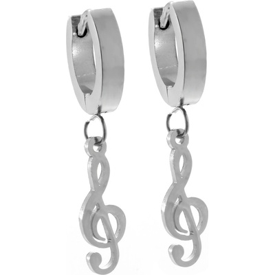 BRUNOshop.cz Náušnice HOUSLOVÝ KLÍČ S2955