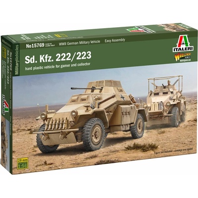 Italeri Sd.Kfz. 222/223 Scout car 1:56