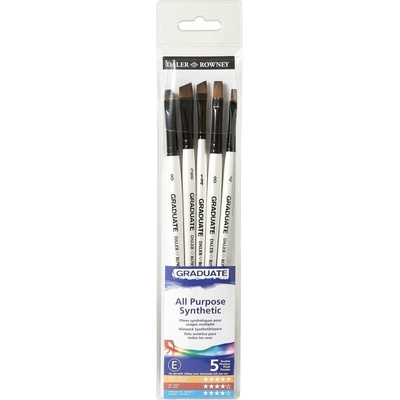 Daler-Rowney Graduate Multi-Technique Brush Synthetic Комплект четки 5 бр (212550008)