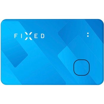 FIXED Tag Card s podporou Find My, bezdrôtové nabíjanie, modrý FIXTAG-CARD-BL