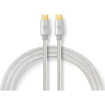 Nedis CCTB64700AL10 USB 3.2 Gen 1, USB-C щепсел - USB C (USBC) щепсел, кабел, 60W, 4K60Hz, 1 м (CCTB64700AL10)