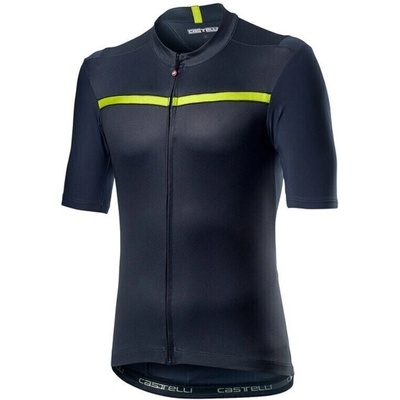 Castelli Unlimited Dark Steel Blue/Chartreuse
