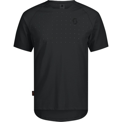 Scott Мъжка фланелка с къс ръкав за колоездене Scott Tee Trail Vertic Pro S/S Cycling jersey - Black (056-3349-0414)