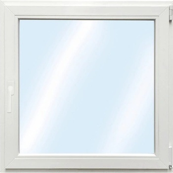 ARON Plastové okno jednokrídlové Basic biele 950 x 1000 mm DIN pravé