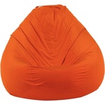 Pufrelax Пуф круша 520л. , Nirvana Gigant - Teteron Orange Neon, За открито, Перящ се калъф, Пълнеж от Полистиролни перли (PUF-G-NGG-TEX-NEOR)