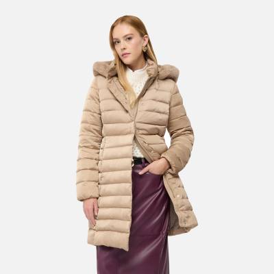 GEOX Бежова дамска пухена куртка Geox Bettanie Geox | Bezhov | ЖЕНИ | 40