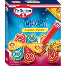 Dr. Oetker Tubičky barevné 4 x 76 g