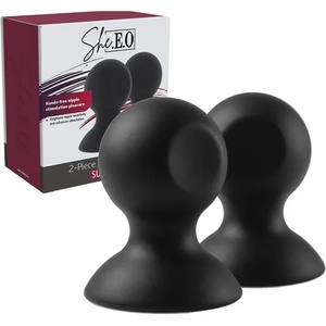  Силиконови вендузи за зърна, регулиран вакуум, размер M - She. E. O Nipple Cups (D-246247)