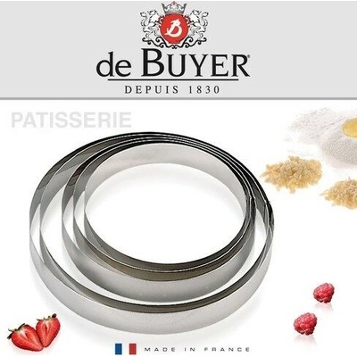 de Buyer Kroužek na dort 3989.24 průměr 24 cm výška 4,5 cm