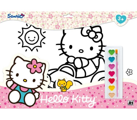 Hello Kitty omalovánka