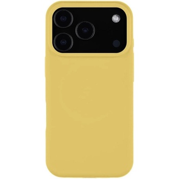 Tactical Magsafe Силиконов Калъф за iPhone 17 Pro, Tactical MagForce Velvet Smoothie Case, Жълт (8596311284243)