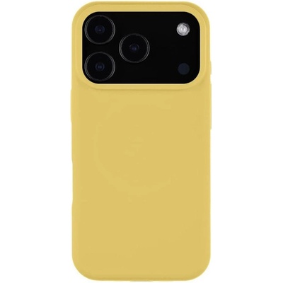 Tactical Magsafe Силиконов Калъф за iPhone 17 Pro, Tactical MagForce Velvet Smoothie Case, Жълт (8596311284243)