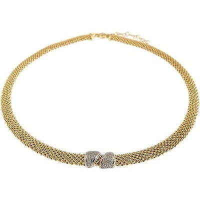 InfinitySilver Luxusný pozlátený náhrdelník s ozdobami SN24002142+