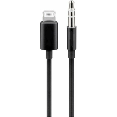 PremiumCord kipod50 Apple Lightning audio redukční na 3.5 mm stereo jack, 1m černý