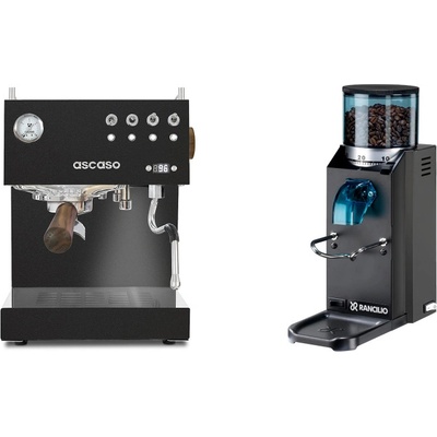 Set Ascaso Steel DUO + Rancilio Rocky Doserless