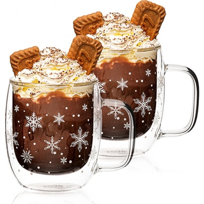 4Home Termo pohár Hot&Cool Snowflake 2 x 350 ml