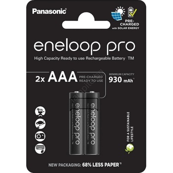 Panasonic - 2 бр. Акумулаторна батерия AAA Eneloop Pro 930 mAh (FT1047)