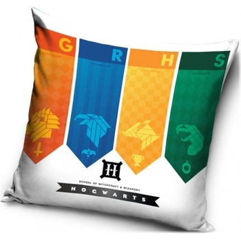 Carbotex Vankúš Harry Potter motív prápory koľají 40x40