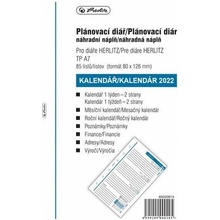 HERLITZ Náplň do kroužkového diáře TP A7 - 2020