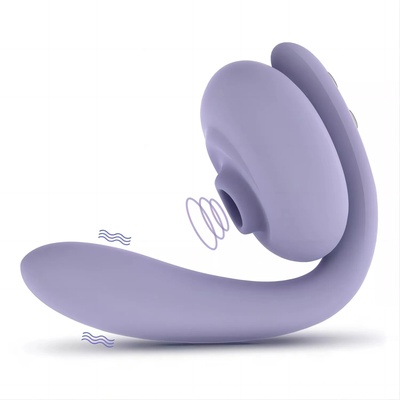 Tracy's Dog OG Flow G-Spot & Clitoral Sucking Vibrator Light Purple