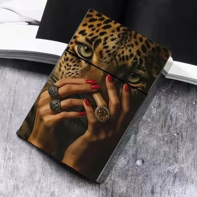 Ludovka Private puzdro na cigarety slim exclusive leopard