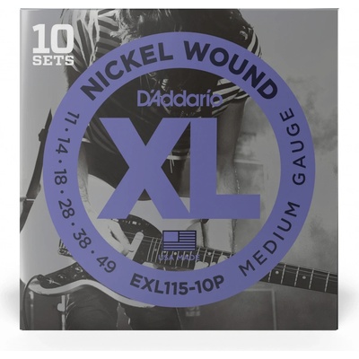 D'addario EXL115-10P
