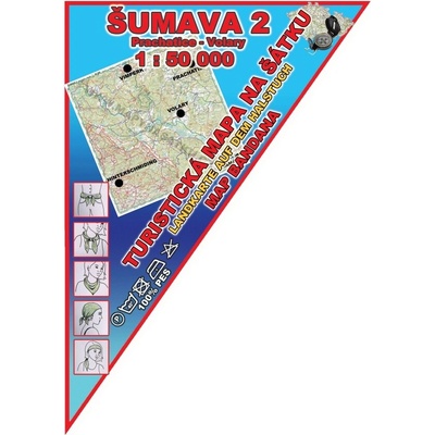Šumava 2 – mapa na šátku