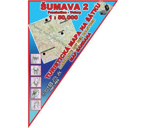 Šumava 2 – mapa na šátku