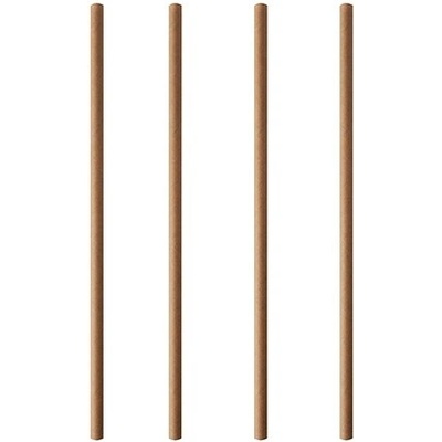 Jopka BIO slamka kraft papierová 8mm 20 cm 100