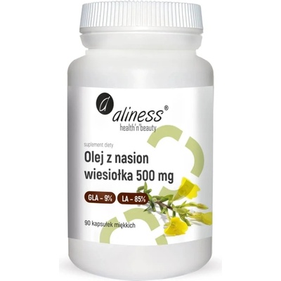 Aliness olej zo semien pupalky dvojročnej 500 mg 90 mäkkých kapsúl