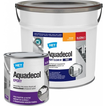 HET Aquadecol Epoxy Clear M 3,25 kg lak + 0,75 kg tvrdidlo