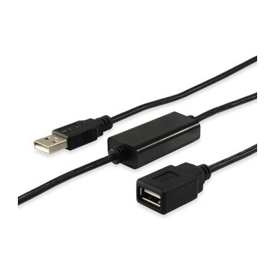 Equip 133310 (aktivní USB 2.0 prodlužovací A-A samec/samice dvojitě stíněný) 10m