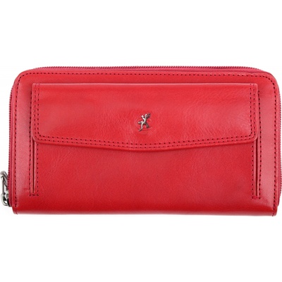 Dámska kožená peňaženka Cosset 4491 Red Komodo Red