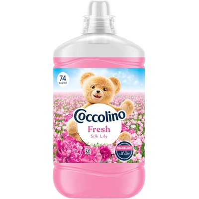 Coccolino Fresh Silk Lily Омекотител, 74 изпирания, 1702 ml (65598734)