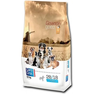 Vobra Carocroc puppy - храна за подрастващи кученца, от всички породи, с пилешко месо, Холандия - 12, 5 кг