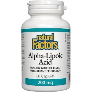 Natural Factors Алфа-липоева киселина 200 mg 60 капсули | Natural Factors (2098 NF)