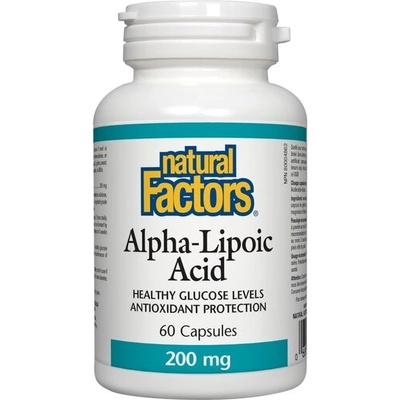 Natural Factors Алфа-липоева киселина 200 mg 60 капсули | Natural Factors (2098 NF)