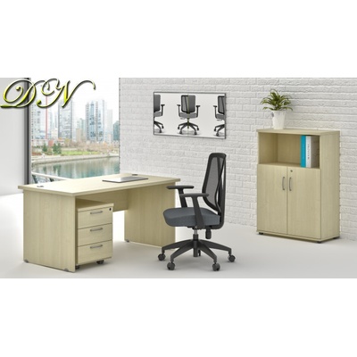 NABYTOK-DIZAJNOVY.SK ZE 1.4 12 Zostava kancelárskeho nábytku Komfort 1.4 javor