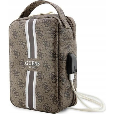 Cestovní univerzální taška Guess 4G Printed Stripes - Or