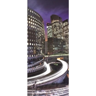 Preinterier DV0073 Fototapeta na stenu Mesto zrýchlené vlies 91cm x 211cm