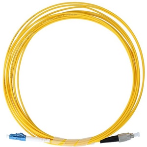 Conneu FC/APC - LC/UPC симплексна пач корда, 9-125, 3 мм. , жълта, 5 метра (CNFJ-FCALCOS2SYE3mm-5)