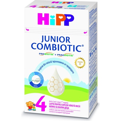 HiPP Адаптирано мляко на прах Hipp Junior - Combiotic 4, опаковка 500 g (2099)