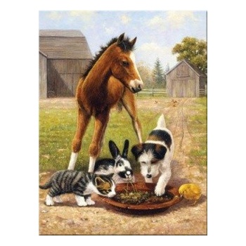 Malování podle čísel Oběd s přáteli